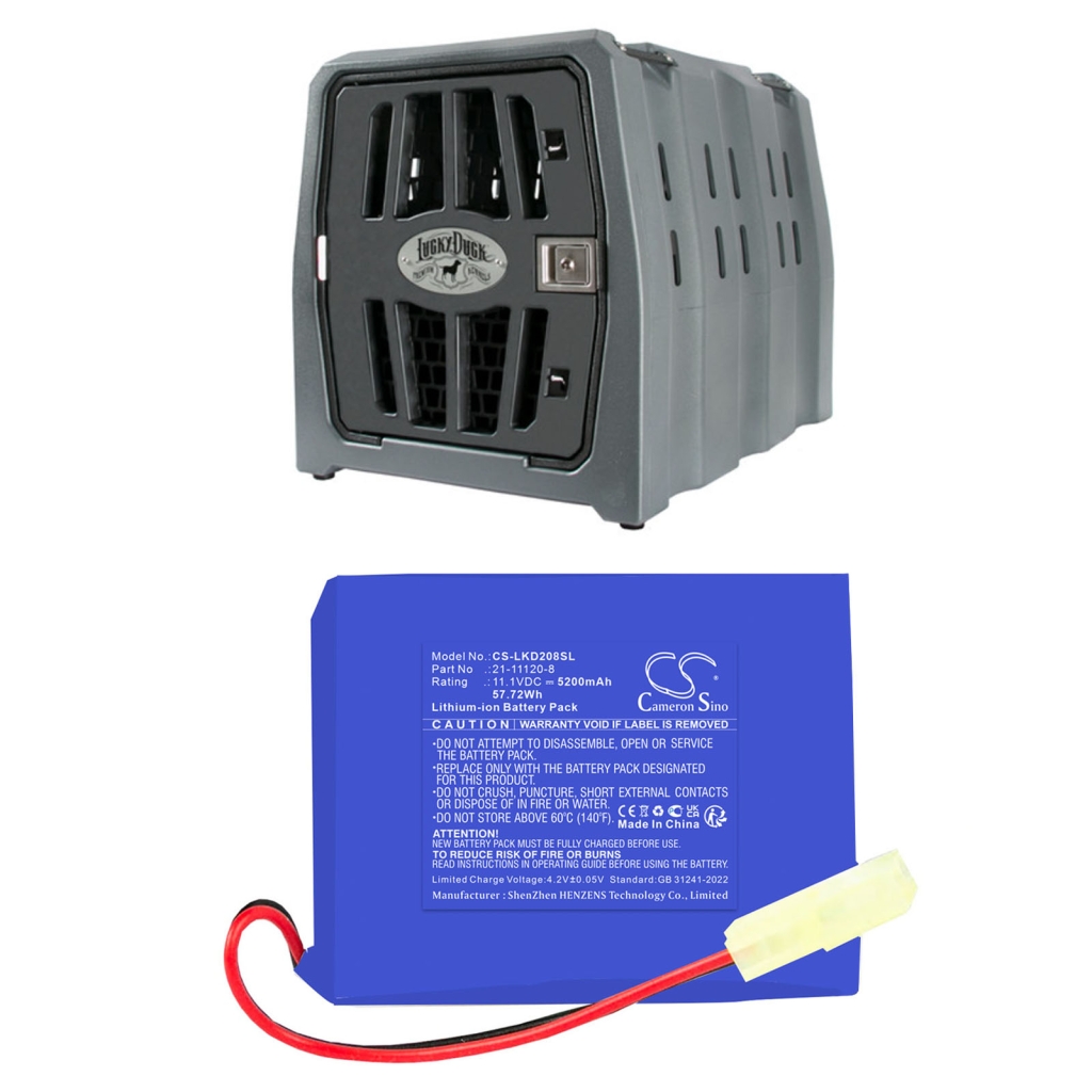 Batteries for sports equipment Lucky duck CS-LKD208SL