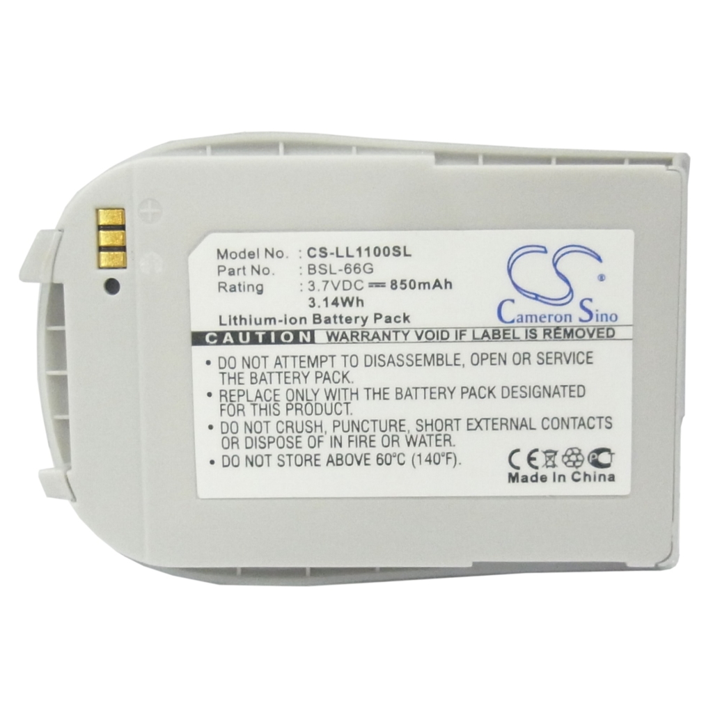 Battery compatible with LG CS-LL1100SL