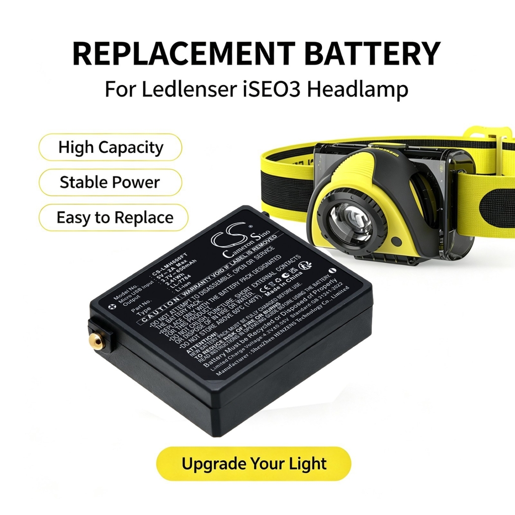 Battery compatible with Ledlenser