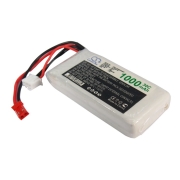 Battery compatibleWith RC hobby batteries