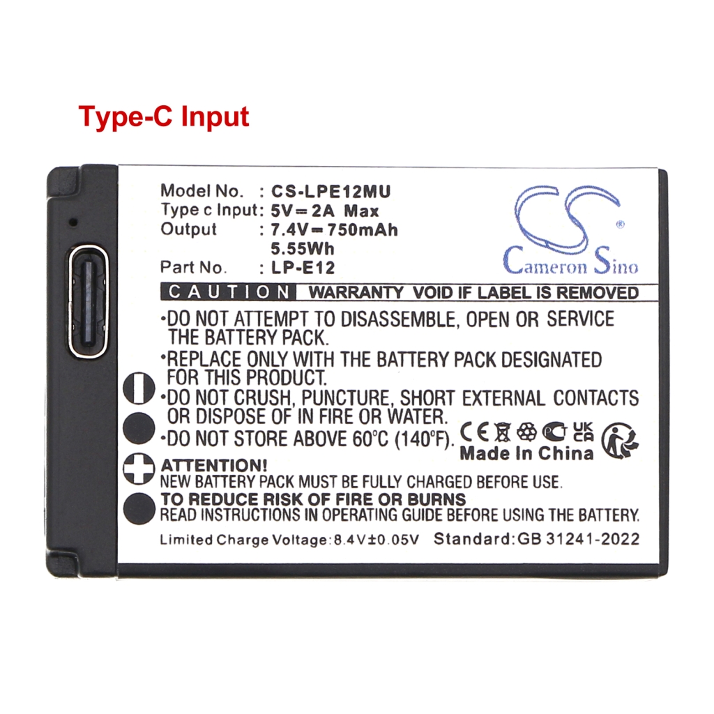 Camera Battery Canon EOS-M2
