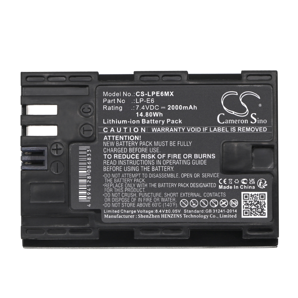 Medical Battery Canon CS-LPE6MX