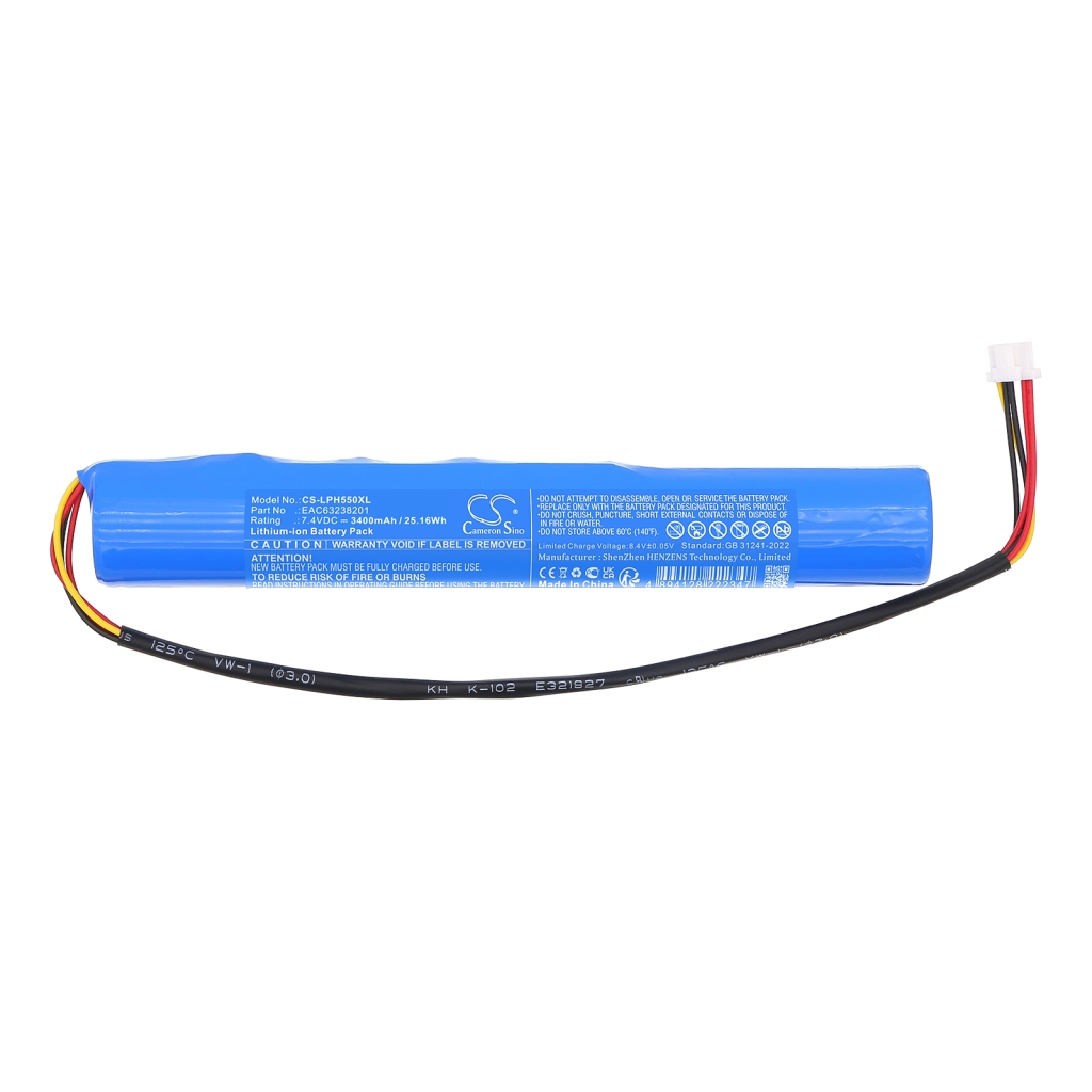 Batteries Projector Battery CS-LPH550XL