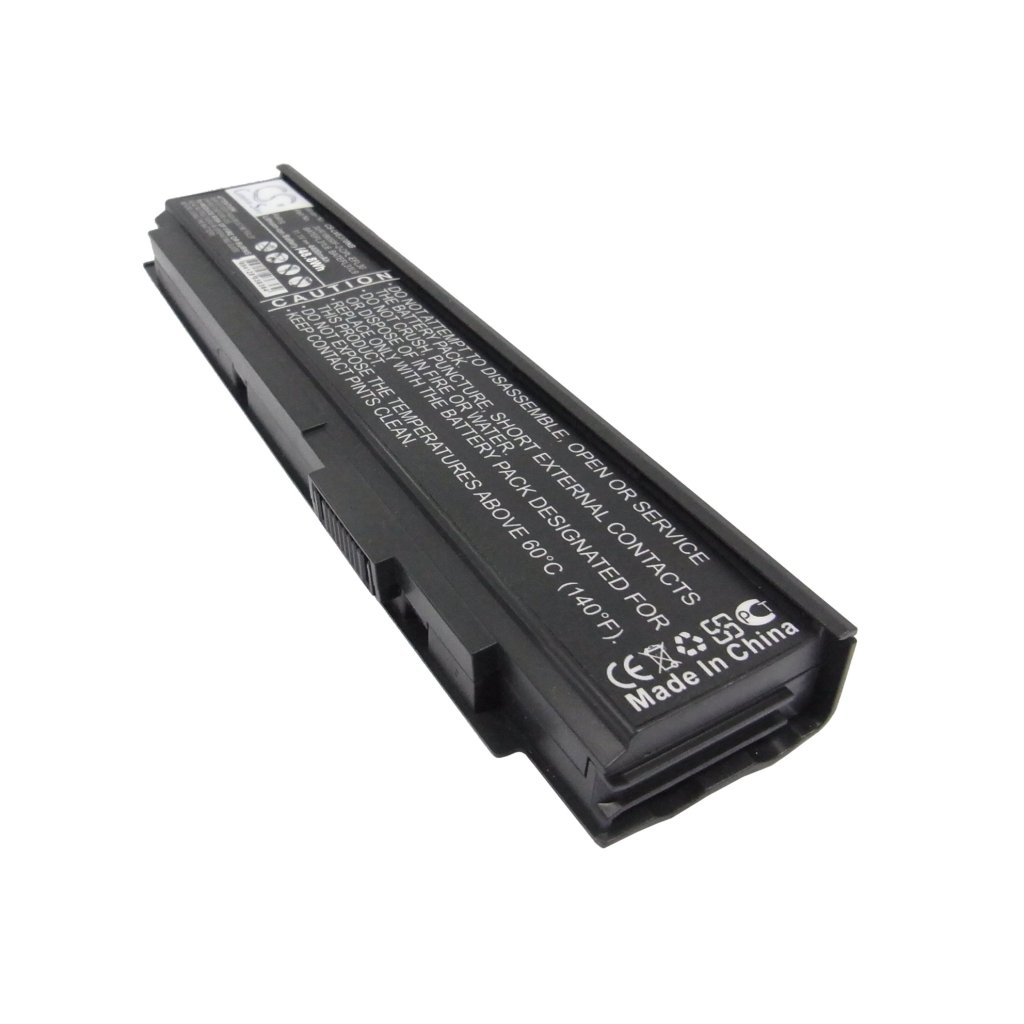 Top angled view of black CS-LVE370NB Acer laptop battery with connector