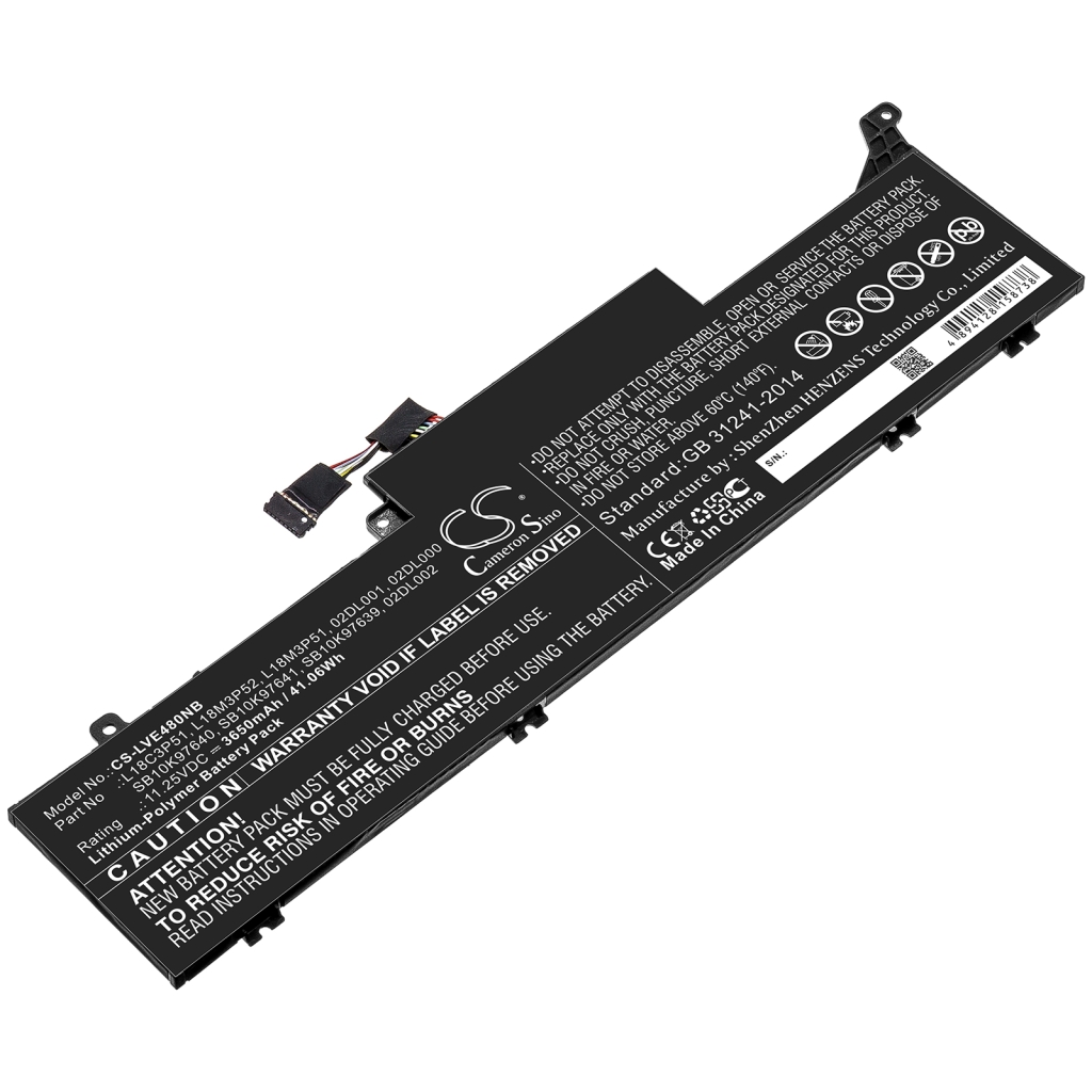 Battery Replaces 02DL001