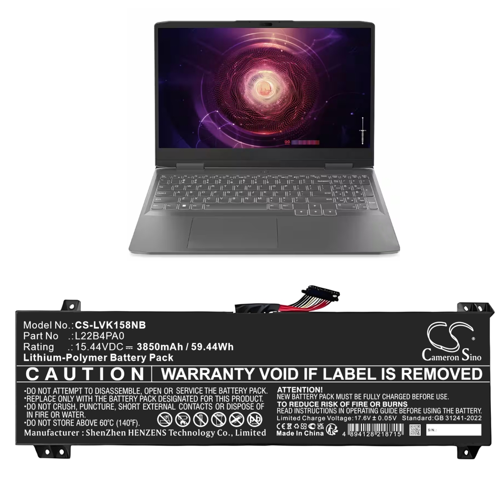 Notebook battery Lenovo CS-LVK158NB