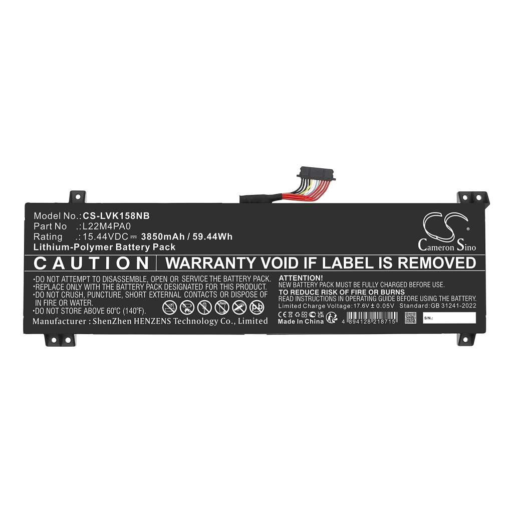 Battery Replaces 5B11K38528