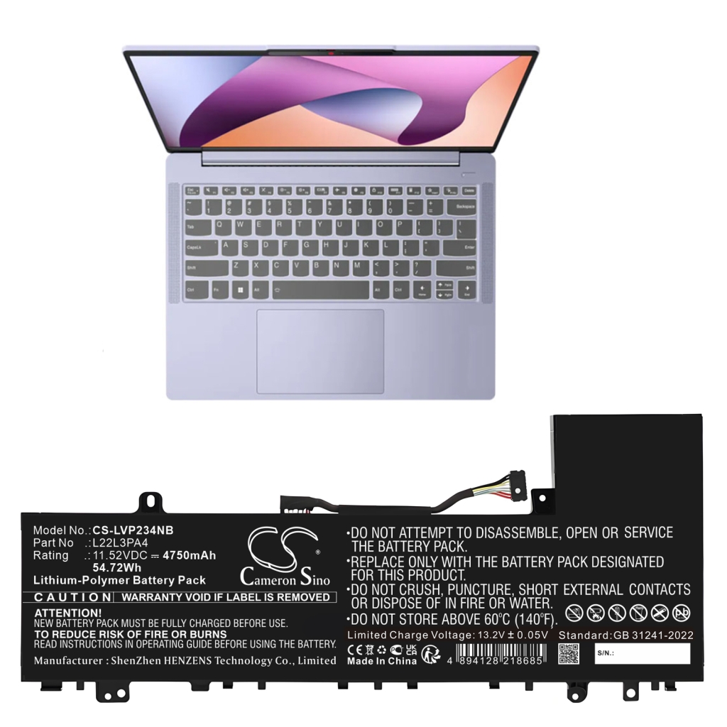 Notebook battery Lenovo CS-LVP234NB