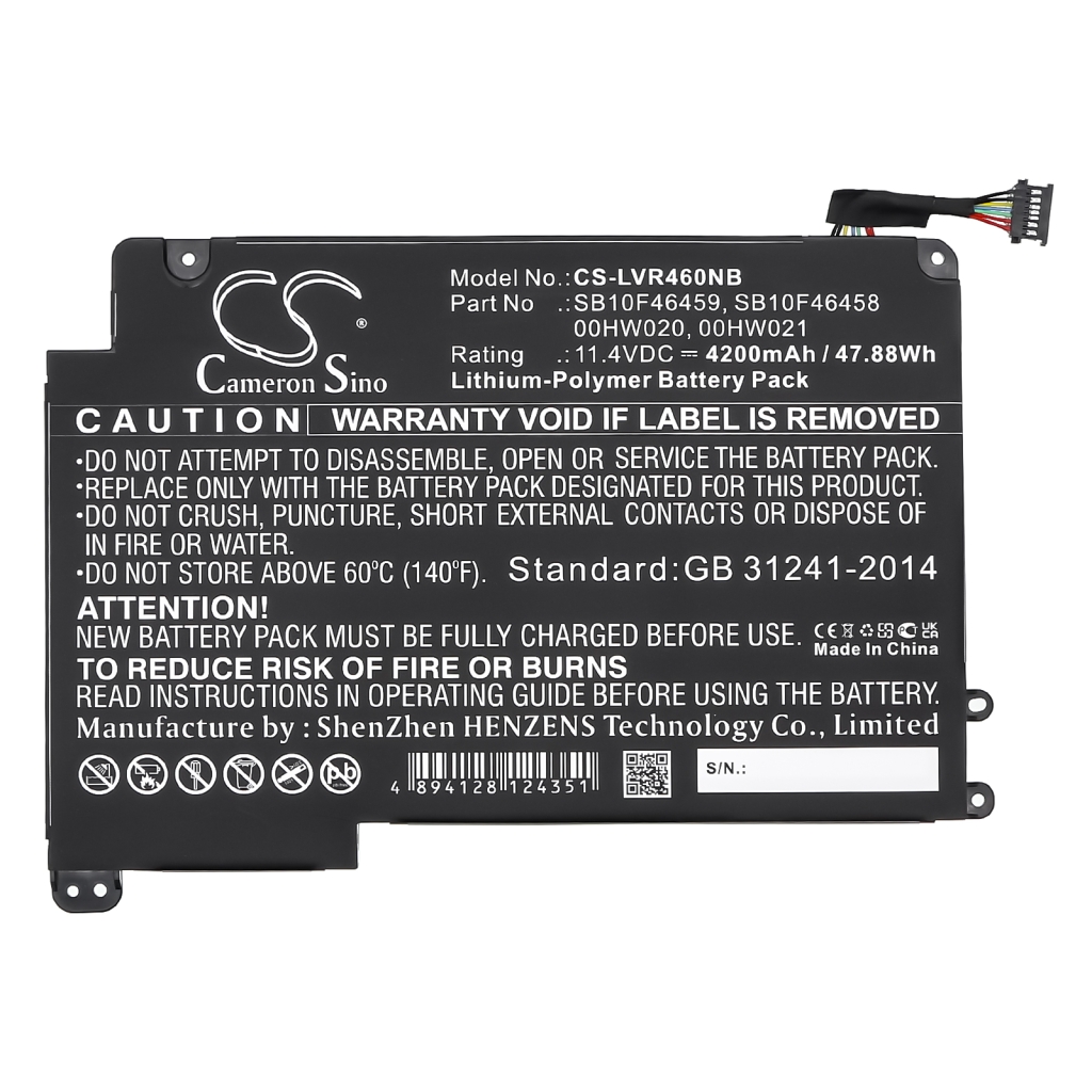 Battery Replaces 00HW020