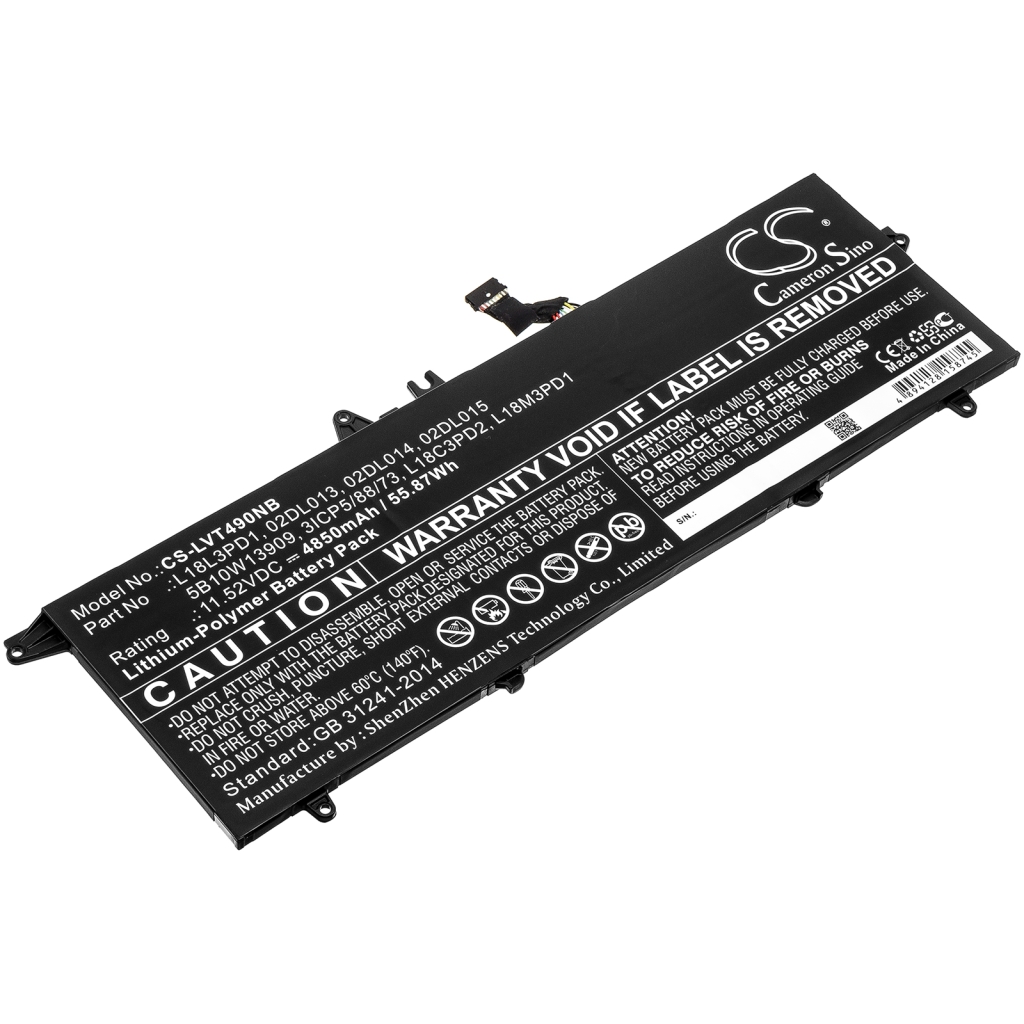 Battery Replaces 5B10W13909