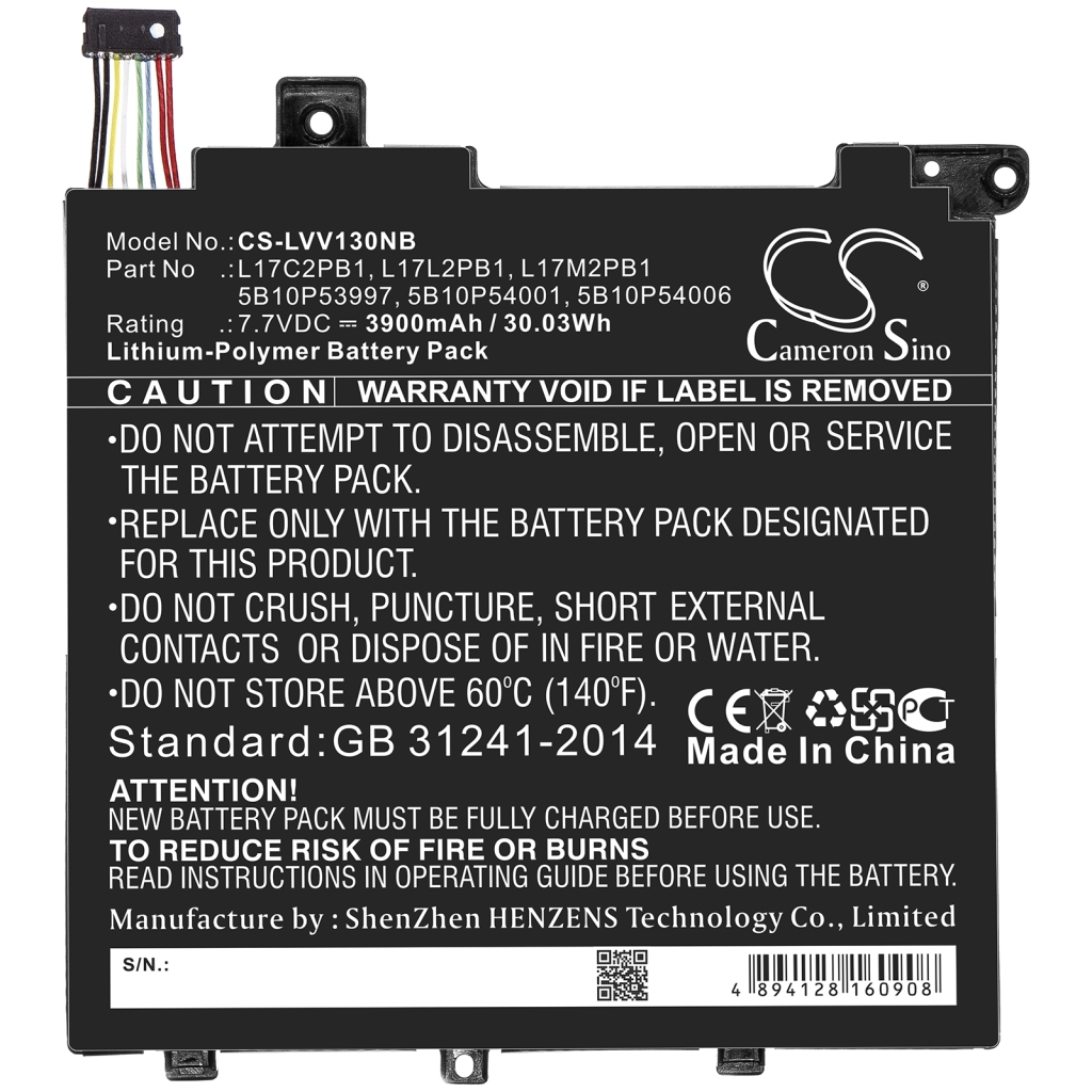 Battery Replaces L17M2PB1