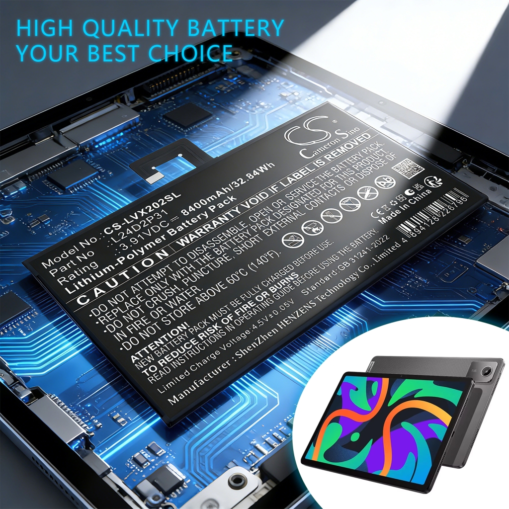 Battery compatible with Lenovo CS-LVX202SL