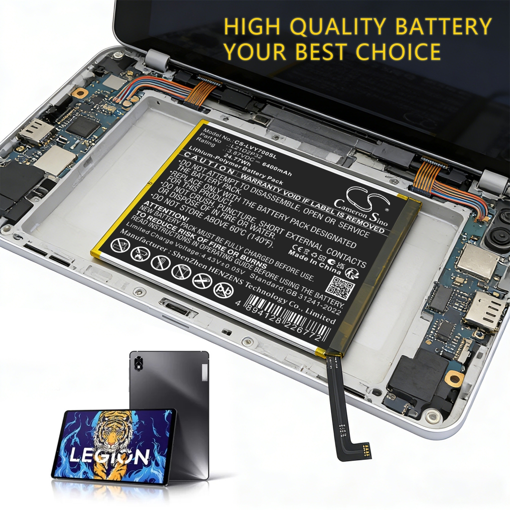 Battery compatible with Lenovo CS-LVY700SL