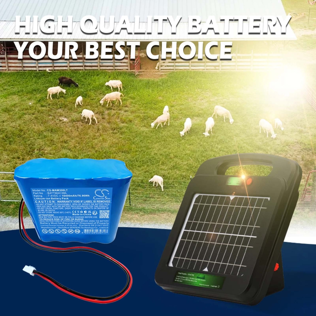 Battery compatible with My animal command CS-MAM300LT