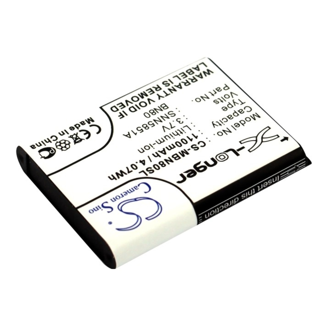 Compatible battery replacement for Motorola BN70,BN80,SNN5851,SNN5851A