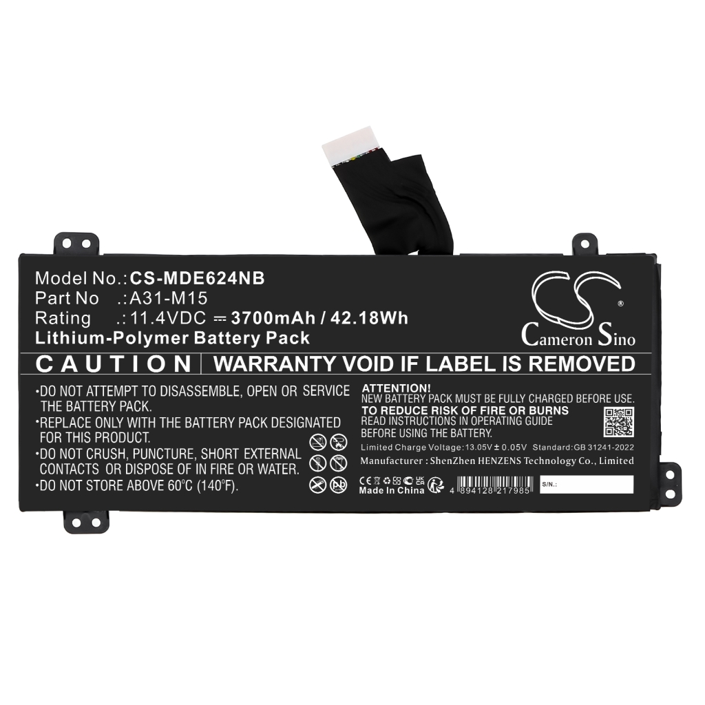 Notebook battery Medion CS-MDE624NB