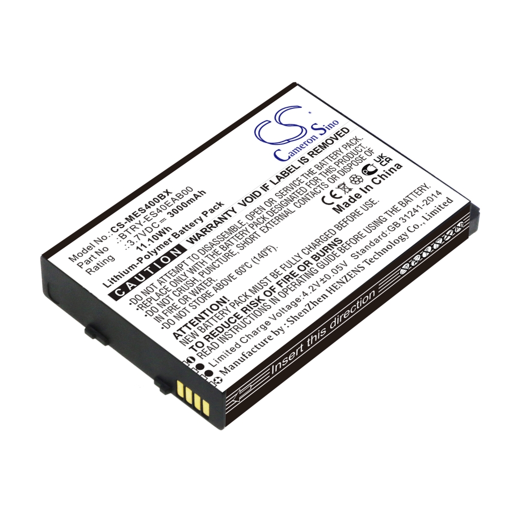 BarCode, Scanner Battery Symbol ES400