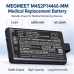 Batteries compatible with MEGMEET M4S2P14466-MM M4S2P14466-MM CS-MET144MD
