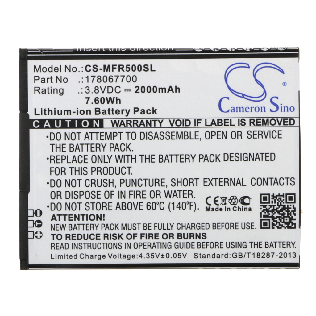 Mobile Phone Battery SFR CS-MFR500SL