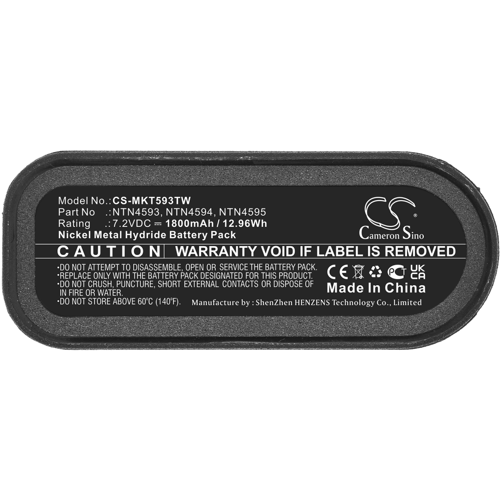 Battery compatible with Motorola CS-MKT593TW