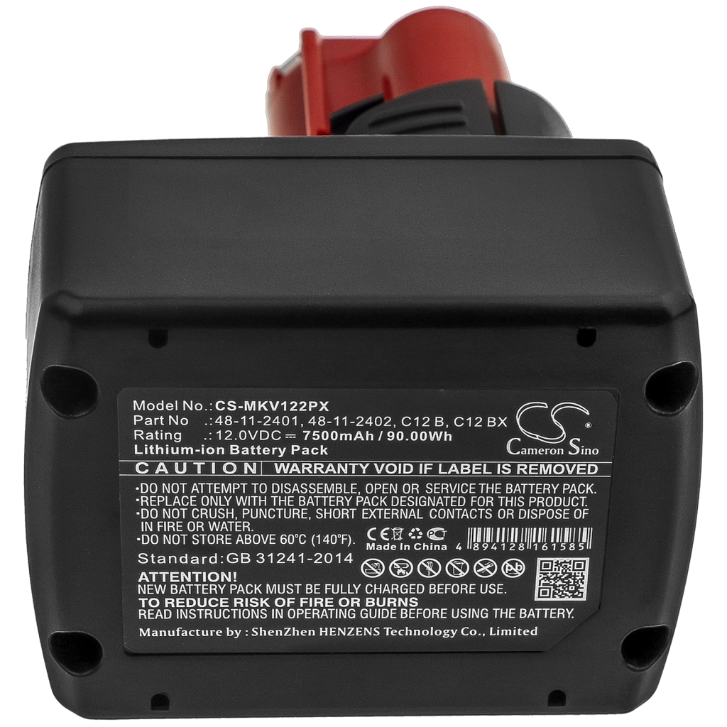 Battery industrial Milwaukee C12 PPC