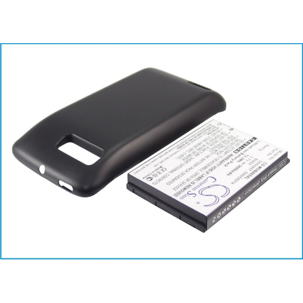 Battery compatible with Motorola AT&T CS-MOB865XL