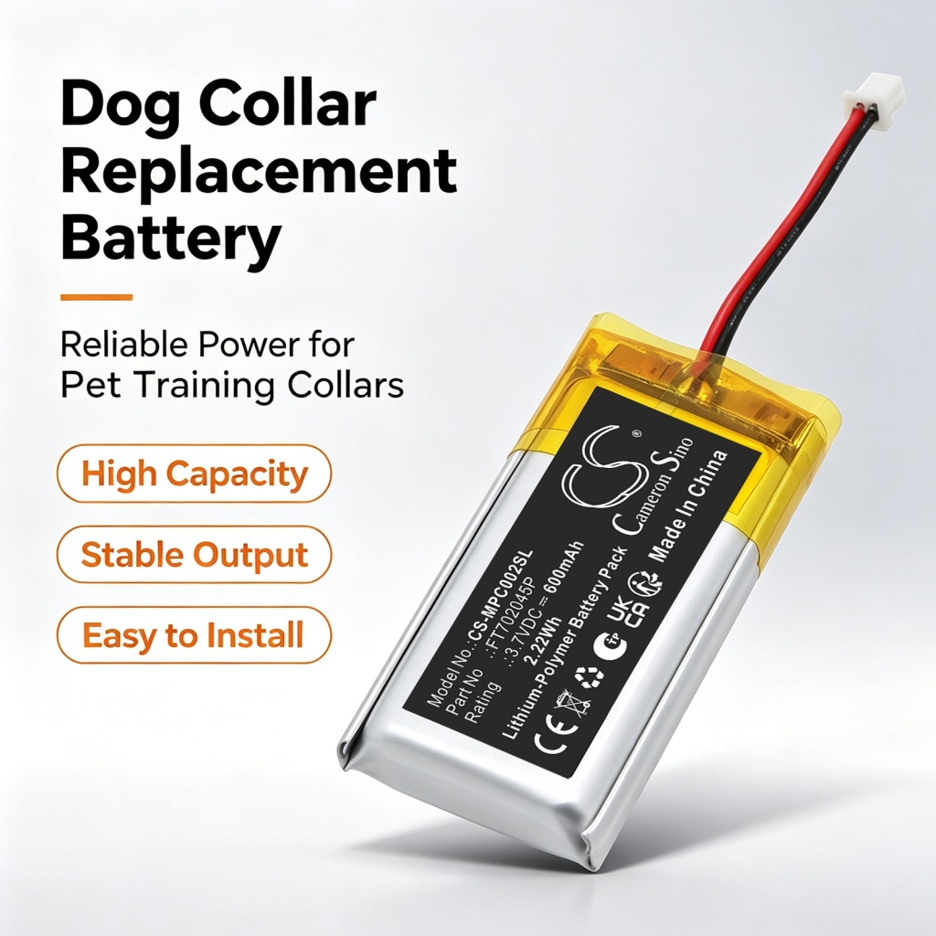 Batteries compatible with My Pet Command Dog Fence Collars Training CS-MPC002SL