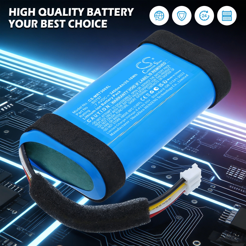 Battery compatible with Marshall