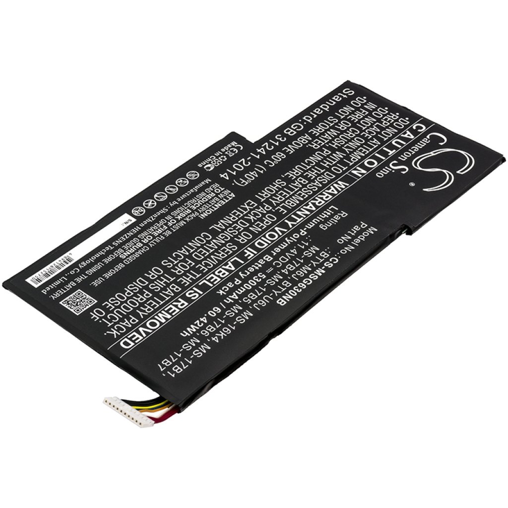Notebook battery MSI GS73VR Stealth Pro 4K