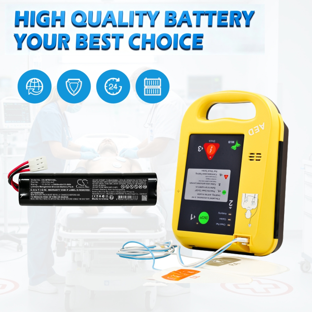 Battery compatible with Meditech CS-MTD510SL