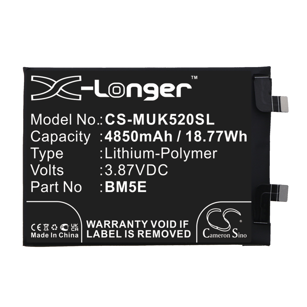 Mobile Phone Battery Xiaomi CS-MUK520SL