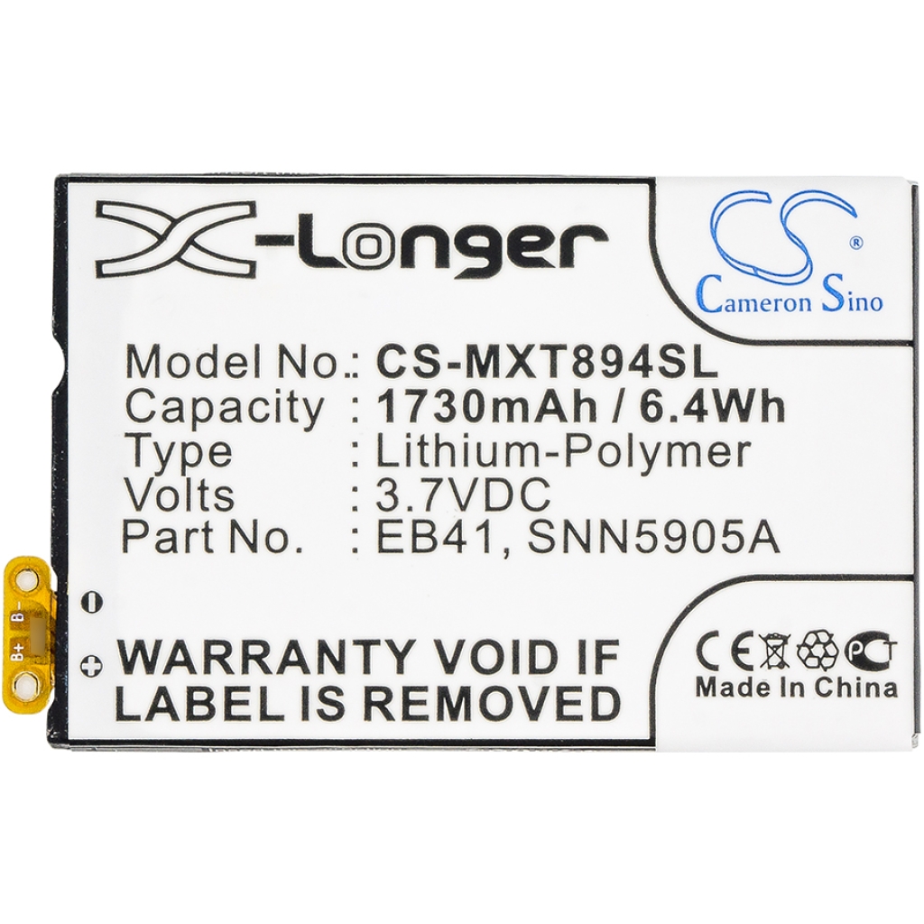 Battery compatible with Motorola Verizon Sprint CS-MXT894SL