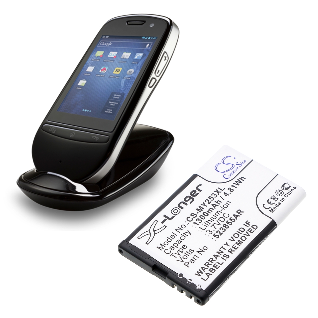 Compatible battery replacement for Sagem P/N 523855AR