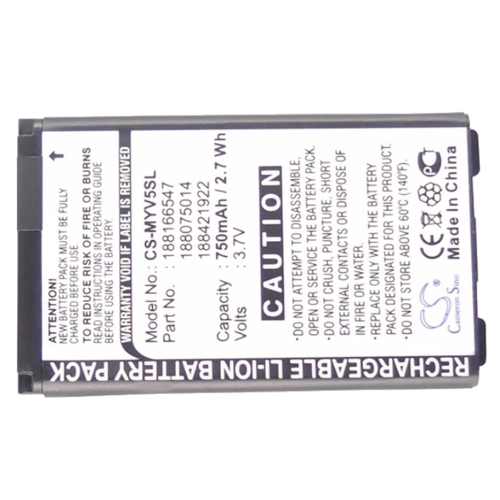 Compatible battery replacement for Sagem 188421922,188620695,SAKN-SN3