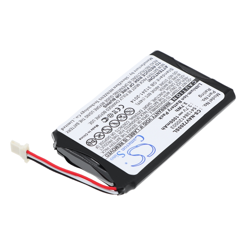 Battery compatible with Navigon CS-NAV7200SL
