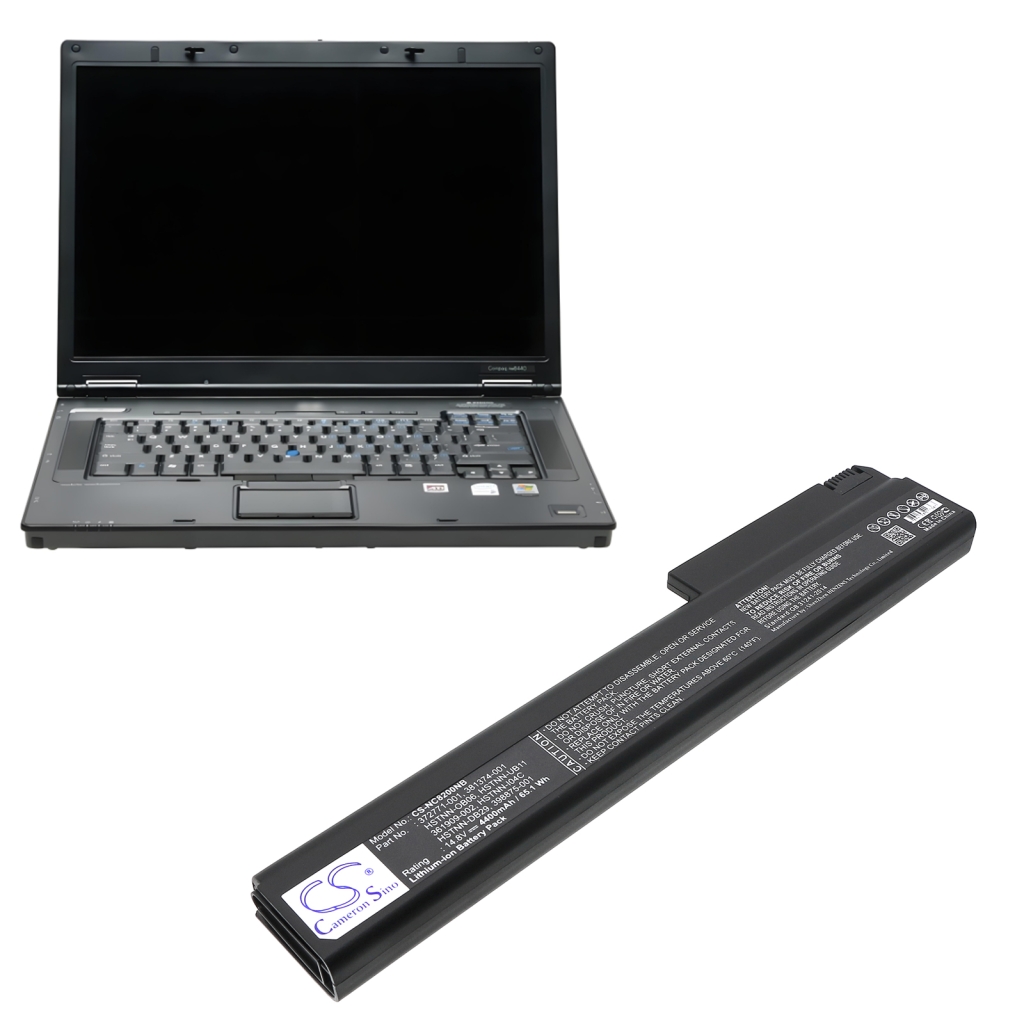 Notebook battery compatible with HP Business Notebook NC8200