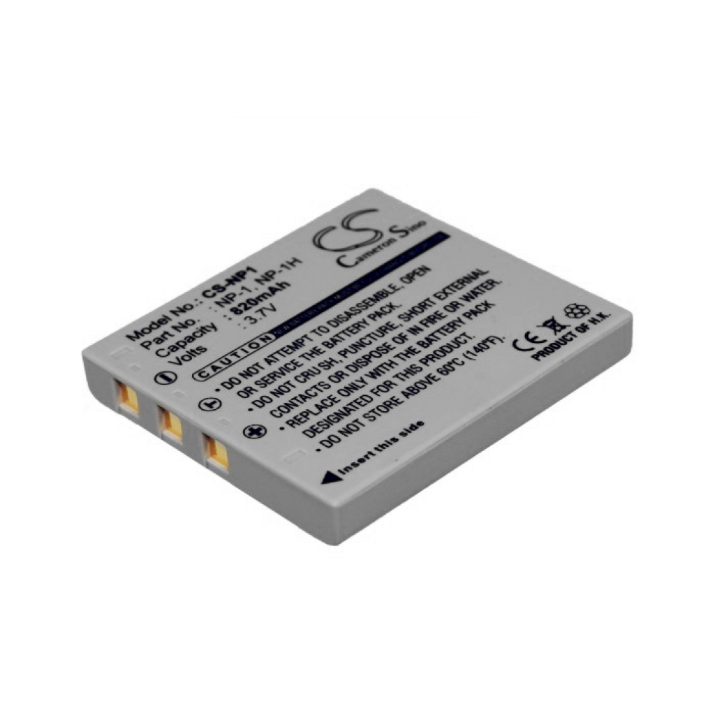 Battery Replaces MINOLTA MBH-NP-1, NP-1, NP-1H