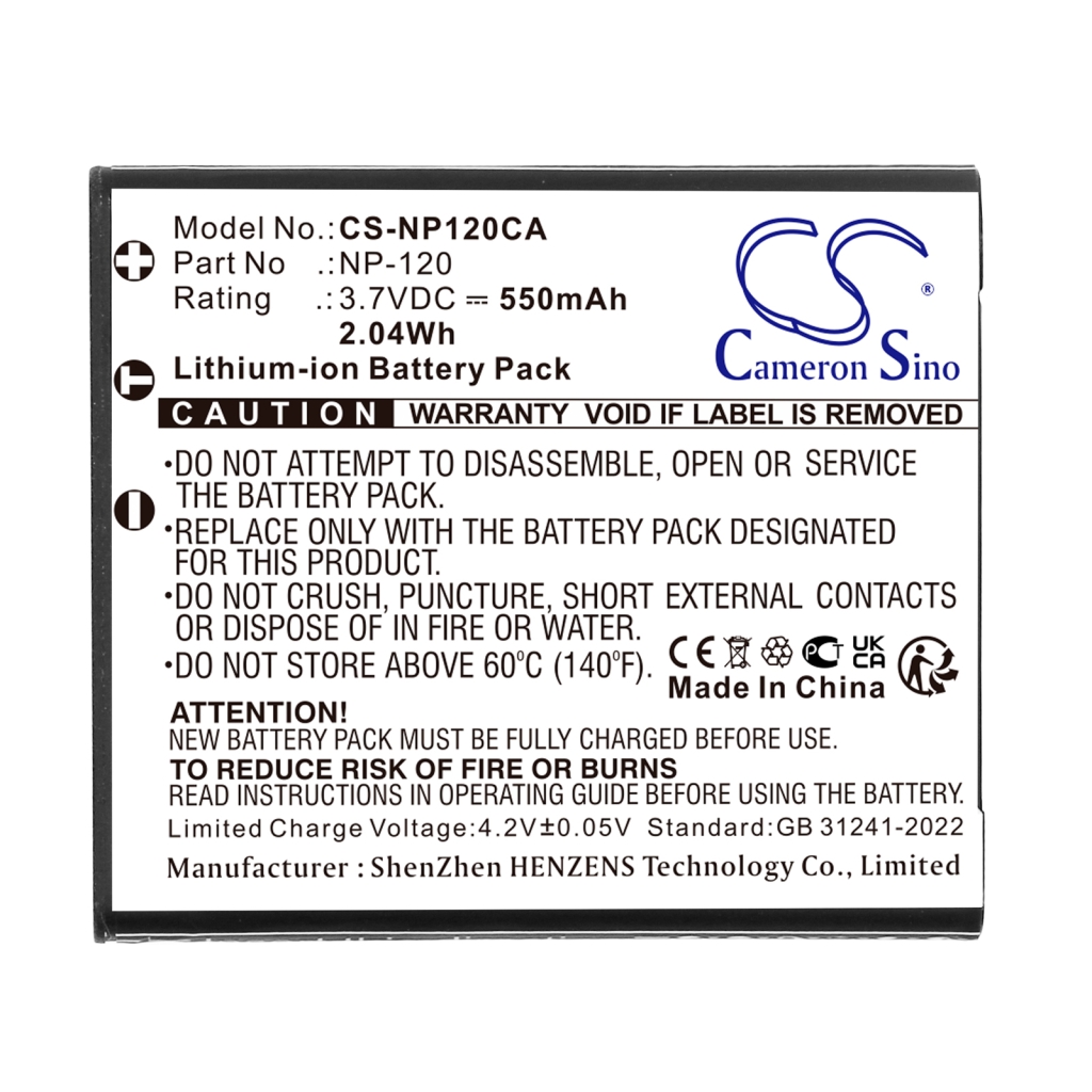 Camera Battery Insignia CS-NP120CA