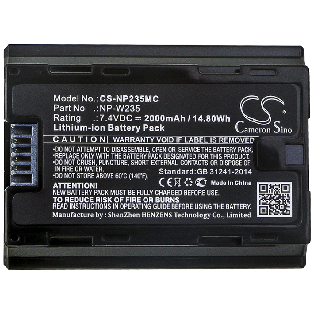 Camera Battery FUJIFILM X-H2S