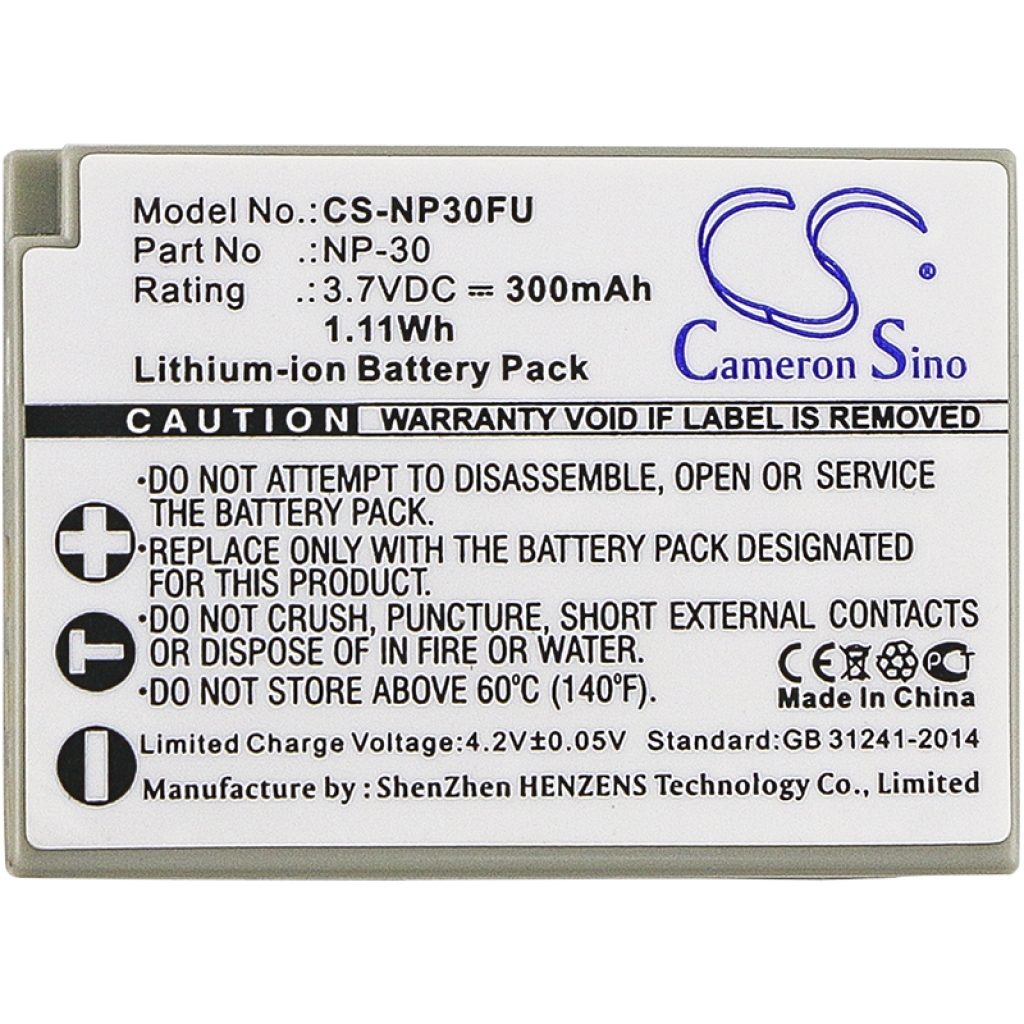 Camera Battery Sanyo CS-NP30FU