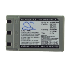 Compatible battery replacement for KONICA DR-LB4,NP-500,NP-600