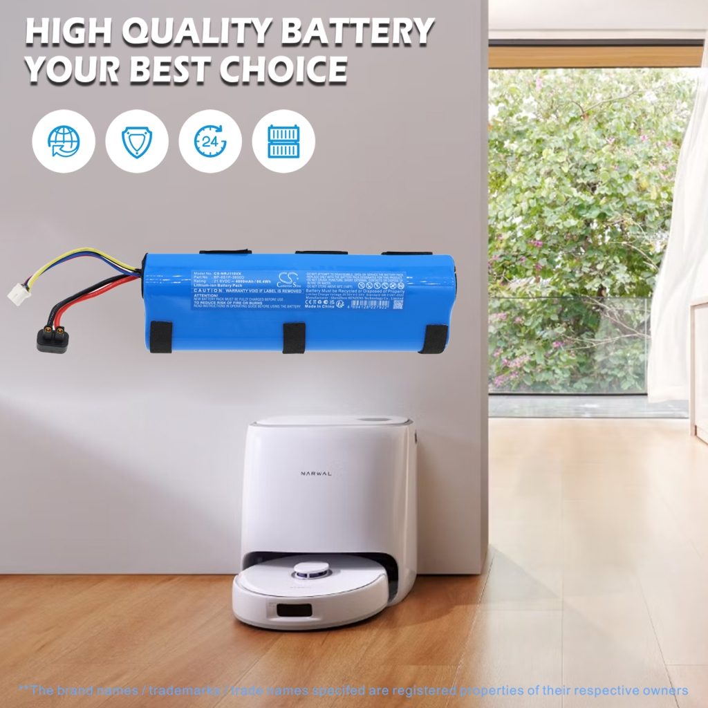 Battery Replaces NARWAL BP-6S1P-3600A