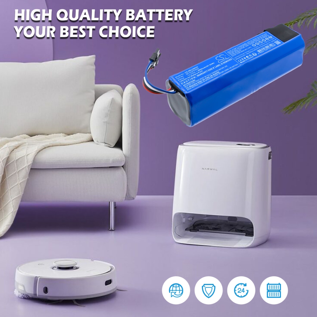 Battery compatible with Narwal CS-NRJ300VH