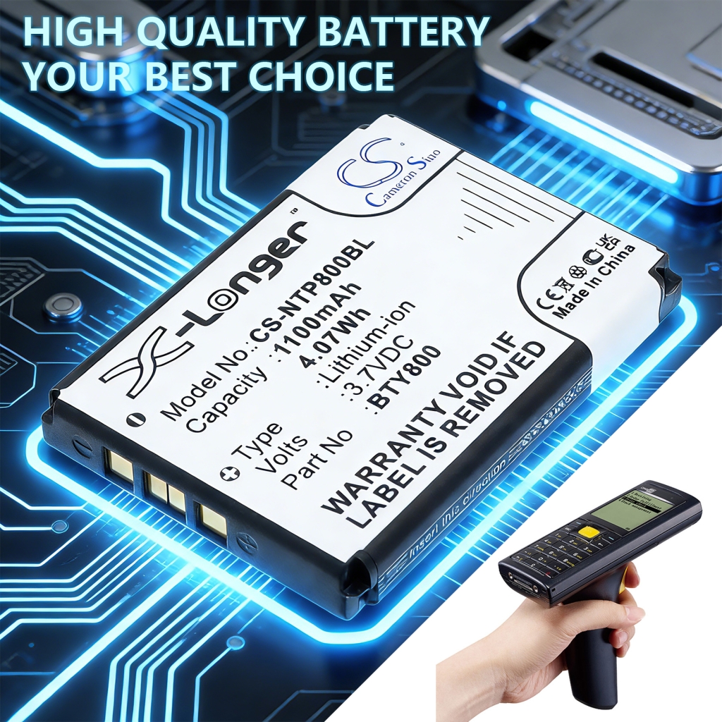 Battery compatible with Newland Cipherlab CS-NTP800BL