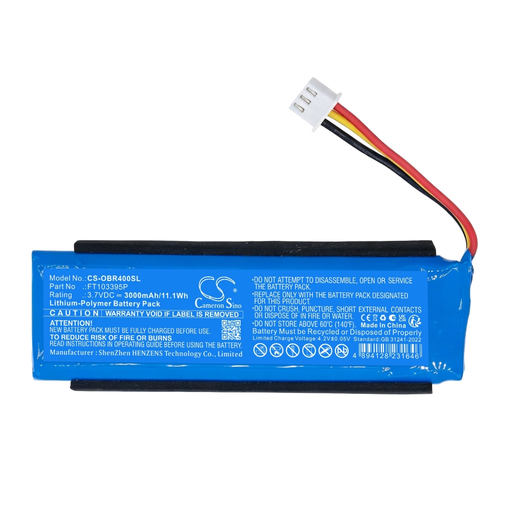 Batteries compatible with Orbit Reader 40 CS-OBR400SL