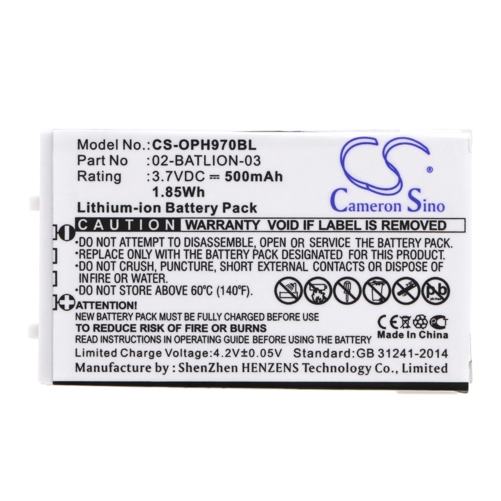 BarCode, Scanner Battery Opticon OPL-9712