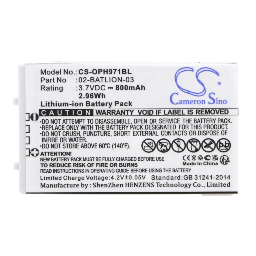 BarCode, Scanner Battery Opticon OPL-9723