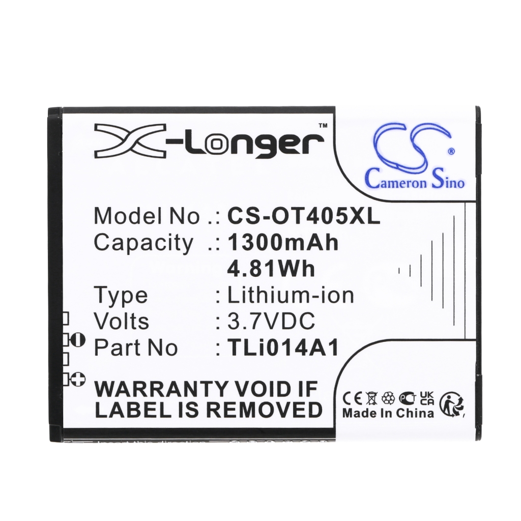 Mobile Phone Battery Alcatel CS-OT405XL