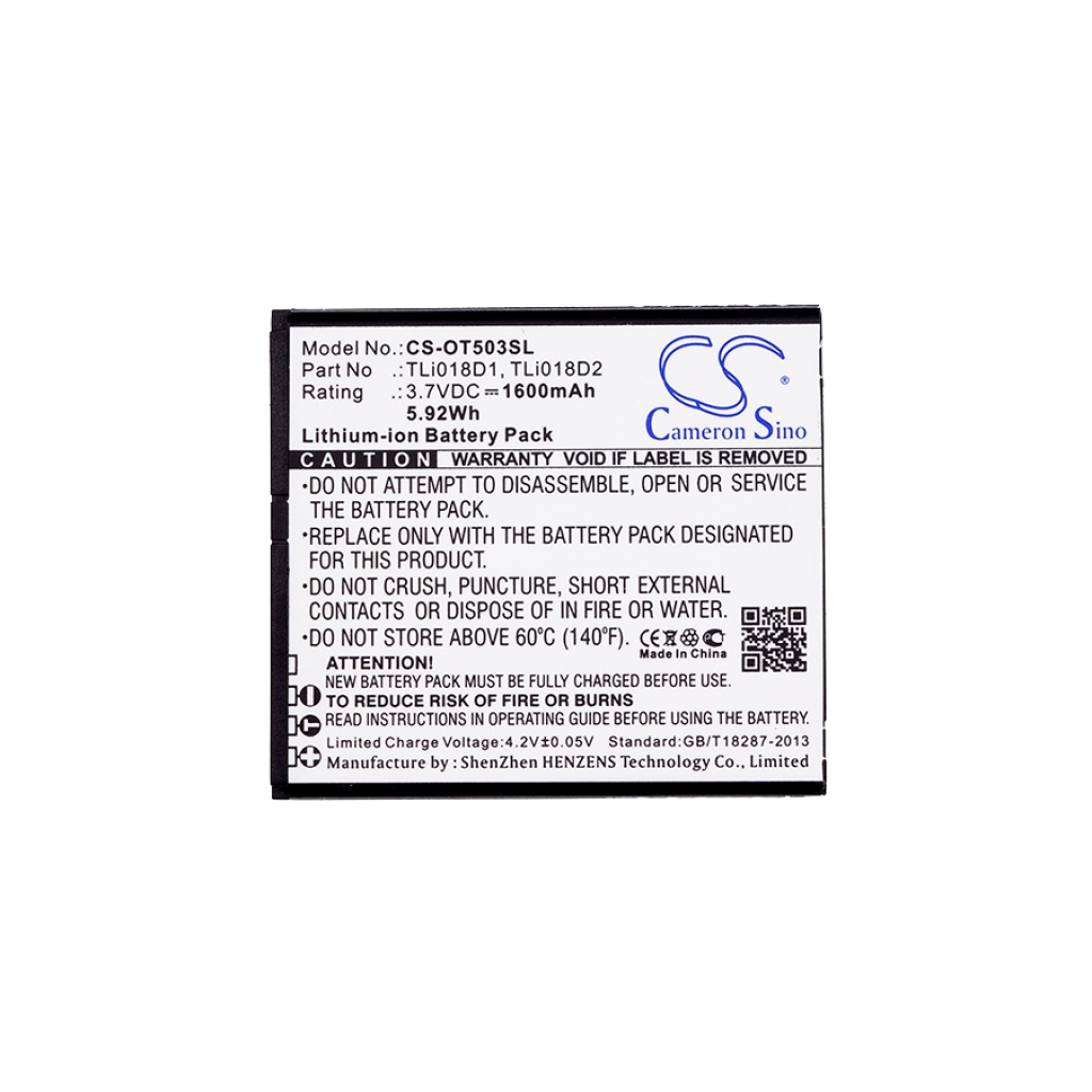 Mobile Phone Battery TCL OT-5038A