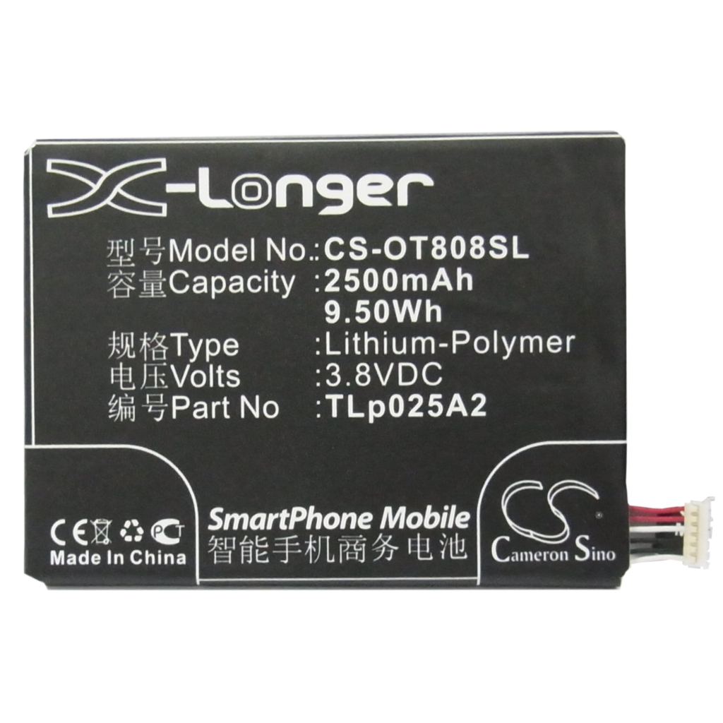 Mobile Phone Battery Panasonic CS-OT808SL